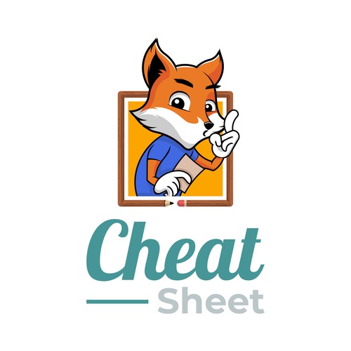 Unique descriptive combo mascot Logo that embodies the action of cheating on a test & shortcuts Design von DevDevit   ★ ★ ★ ★ ★