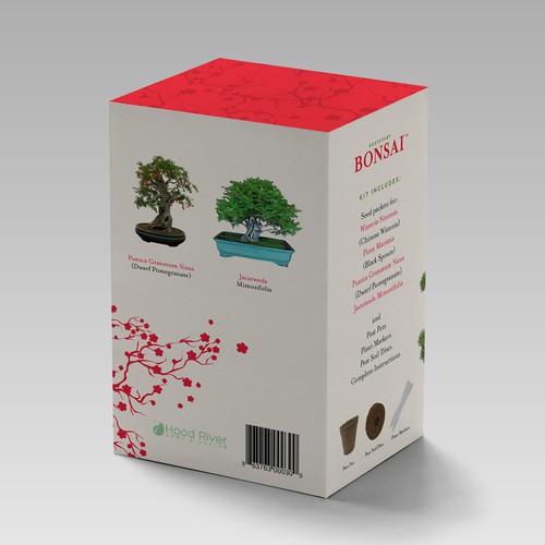 Design Box for a Bonsai Tree Starter Kit Design by Luko