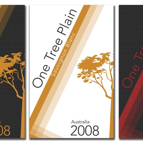 One Tree Plain wine label Réalisé par Voxel Labs