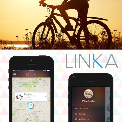 Bike Lock and Bike Sharing App App design contest