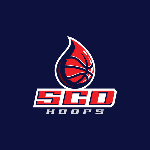 Basketball Logo for Team 'SCD Hoops' - Your Winning Logo Featured on Major Sports Network Design by struggle4ward