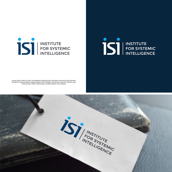 Design by logo rain™ titled "inISI innovative world wide operating Institute"