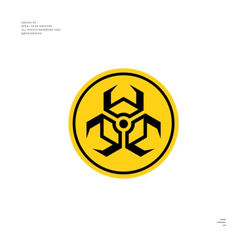 AI Warning/Hazard Symbol Design by Efsa