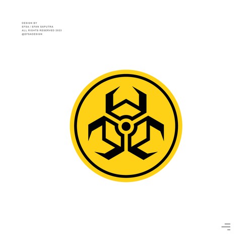 AI Warning/Hazard Symbol Design by Efsa