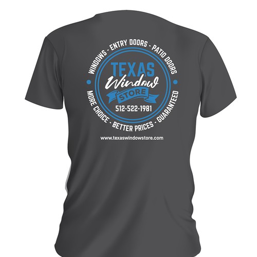 Be Creative - T-shirt Design Needed For Window and Door Company Design by niki99