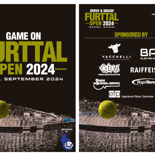 Aces & Action: Cool Flyer for a Tennis Tournament Design by Graphics Guru 87