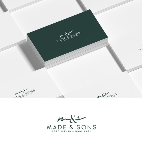 Design di Luxury Meets Ease: Logo & Card Design for Made & Sons di S H A Y