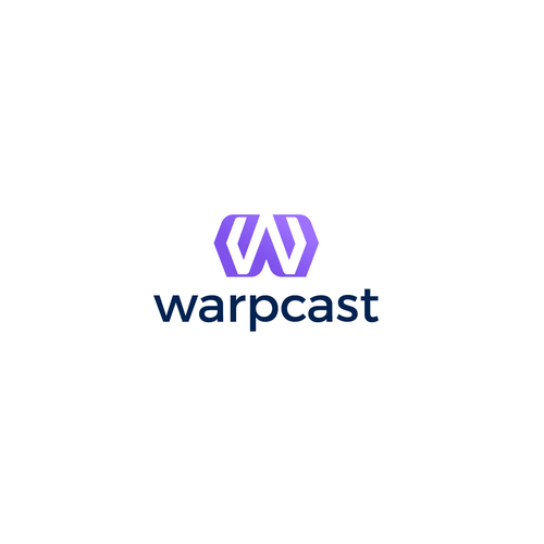 Warpcast logo-ontwerp door merechesol™