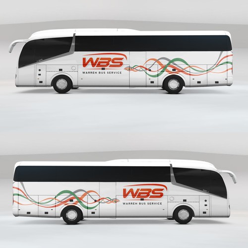 Charter Bus Graphics Incorporating Company Logo Competition Design réalisé par ssrihayak