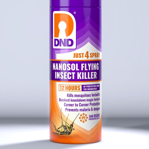 Design a standout label for a Super Effective Insect Killer Spray-ontwerp door P.D.S.