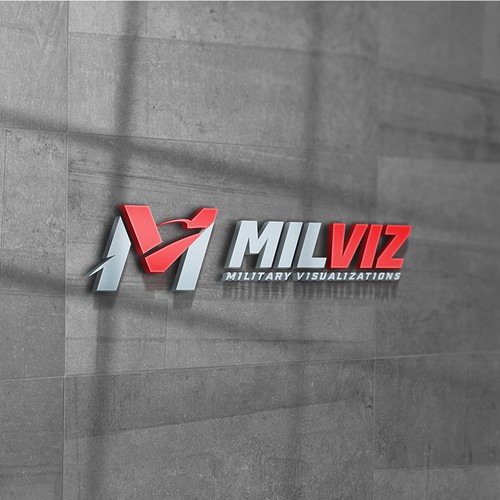 MILVIZ Logo - Producer of Military Flight Simulation Design by D E S P O T I C