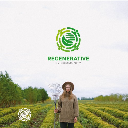 We provide digital communities, to learn/adopt regenerative agriculture... We need your help Design by thecube83