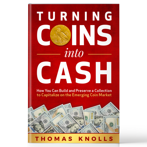 book cover for people who want to find financial success in coin collecting Design by Arbëresh®