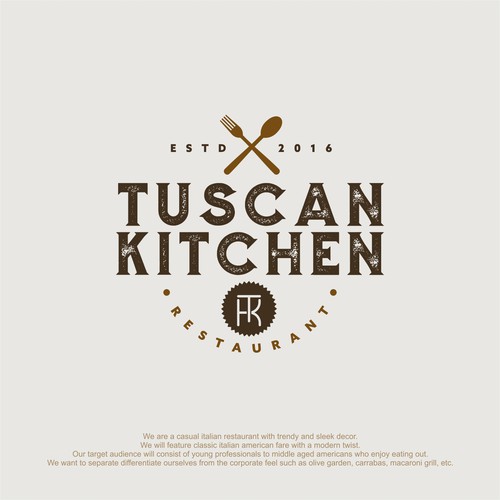 Design A Trendy Logo For A Modern Italian Restaurant Logo Design