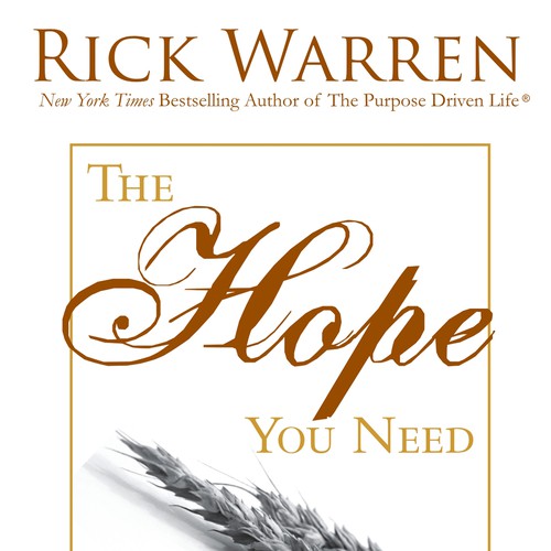 Design Rick Warren's New Book Cover Diseño de thedesigndepot2
