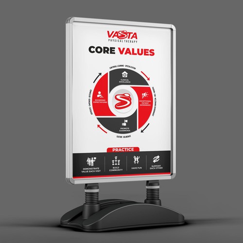 Company Values Poster / Graphic Design by Mahiofficial™