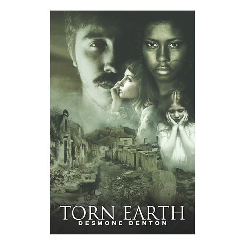 Dramatic book poster for an epic historical inspired earthquake tale (1969 TULBAGH SOUTH AFRICA) Design by didiwahyudi.trend