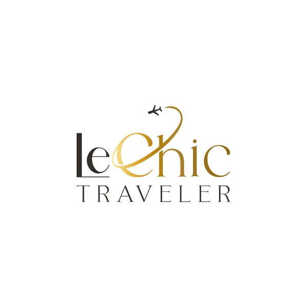 Modern, sophisticated logo for luxury travel advisor.