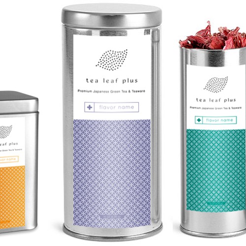 Create a label for Flavored Japanese Tea Tin Design réalisé par Llywellyn