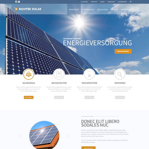 Proposta di design per un contest della categoria Design di sito web realizzata da malzi.