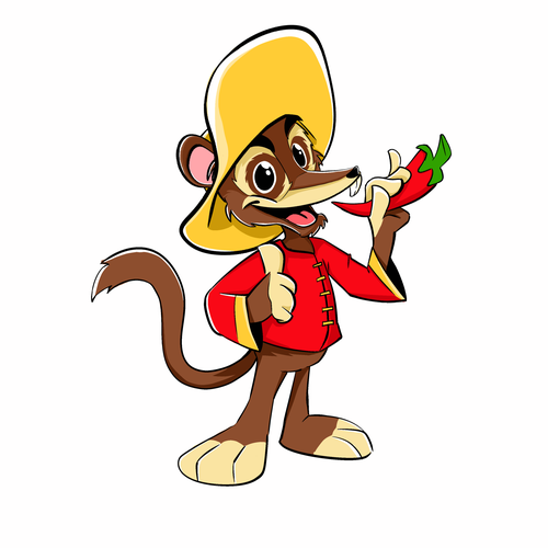 Spicy Food Festival Mascot Design by alessiovelaz