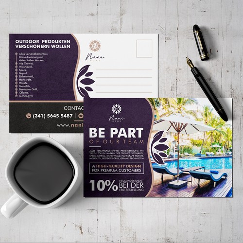 Postcard, flyer or print contest entry by Shreya007⭐