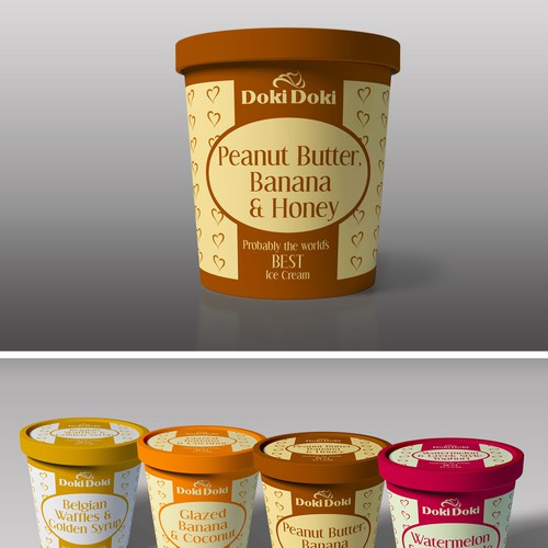 38 ice cream packaging designs to freeze out competition - 99designs