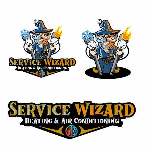 Service Wizard Logo Design by Deduder