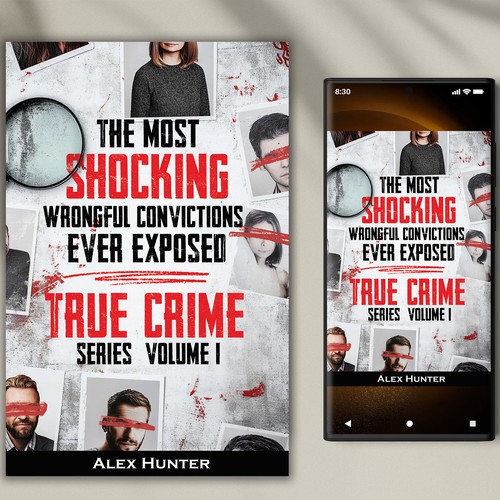 Design the Most Chilling and Eye-Catching True Crime Book Cover Ever! Design by Minimal Work