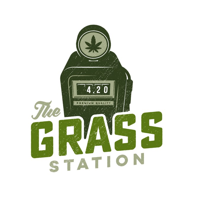 The Grass Station (Recreational Cannabis) Logo Logo design contest