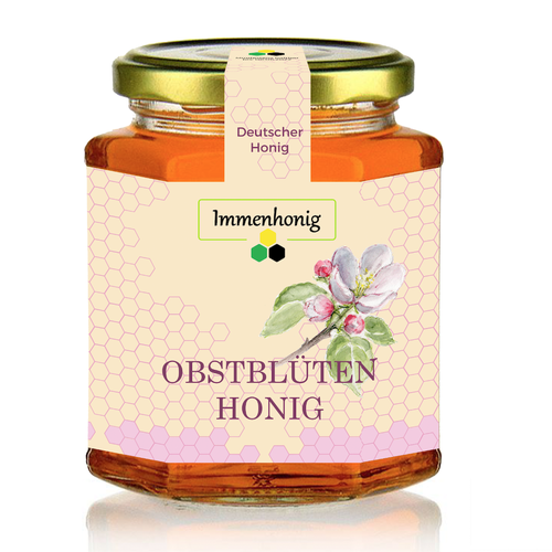 Obstbluten Honig Produkt Etiketten Fur Immenhonig Product Label Contest 99designs