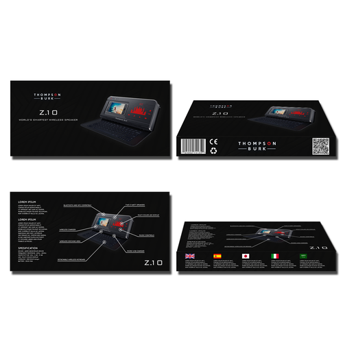 Design a packaging box for wireless speaker | Product packaging contest ...