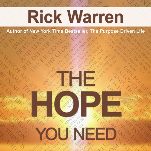 Design Rick Warren's New Book Cover Réalisé par A.A. URREA