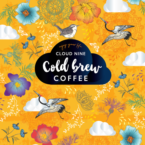 Cloud Nine Cold Brew Contest Design by curtis creations