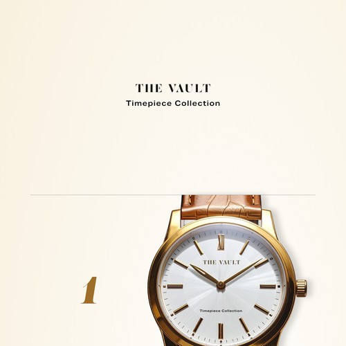 The Vault | Timepiece Collection Logo Contest Design by Belfer 72