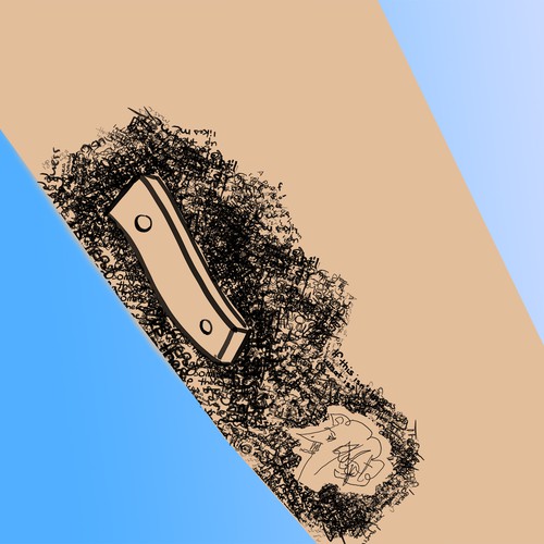 Kurt Vonnegut Tattoo Design Design by IsaacSauder