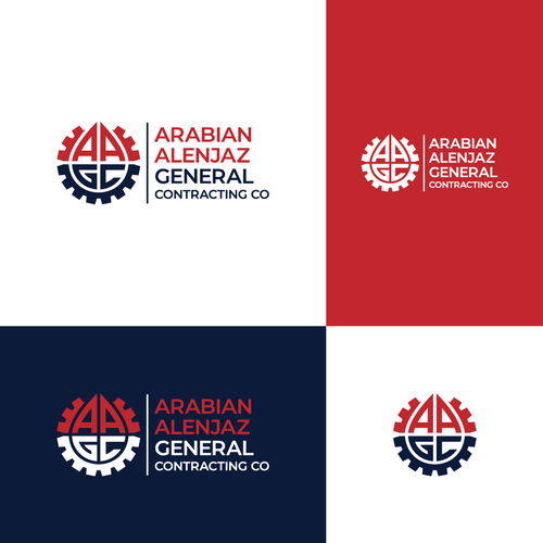 “Modern Industrial Logo for AAGC – Construction & Contracting Company” Design by CaptainZZ