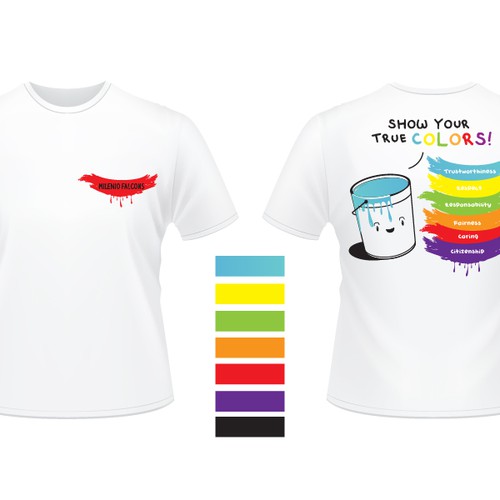 T-shirt design for Elementary School kids Design réalisé par Ramón Niño