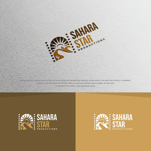 Sahara Star logo Design by MotionPixelll™