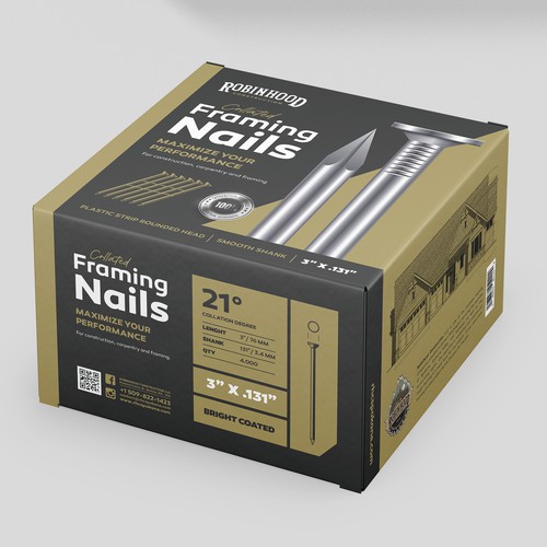 Dare to Impress: Design a Modern and Sleek Nail Box Packaging Design by Toni Salles
