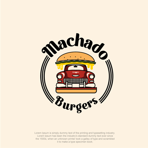 Old school burger joint with new new school branding. Design by Safflower YES