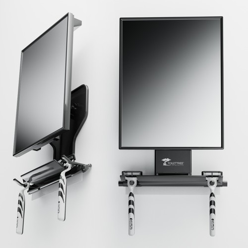 3D Rendering of Fogless Mirror in Shower/Lifestyle Environment (Fogless Mirror CAD file included!)) Design by Alinea Design