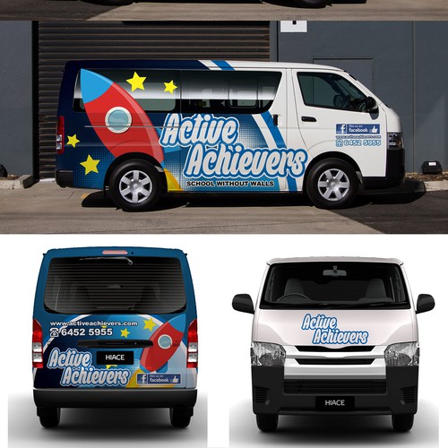 Childcare Centre Bus needs a Fun, Futuristic, & Cool new design! Design by Kiky Rizki