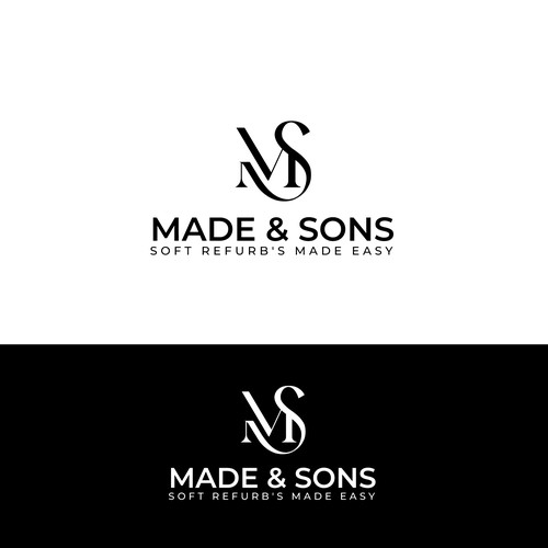 Design di Luxury Meets Ease: Logo & Card Design for Made & Sons di Ovita ✏️