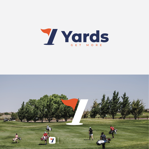 Yards golfing app logo Design by maskutut