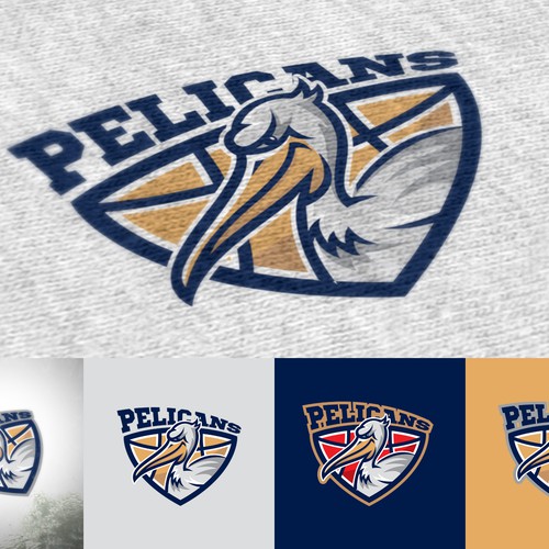 99designs community contest: Help brand the New Orleans Pelicans!! Réalisé par Rom@n