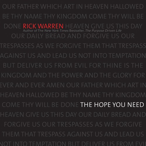 Design Rick Warren's New Book Cover Design by MaryBellus