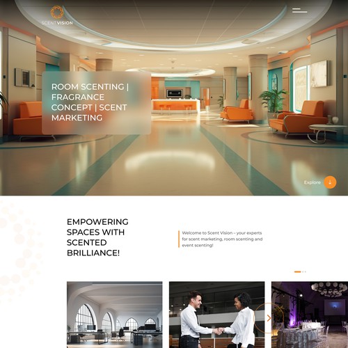 Landing page design contest entry by MT Pixels