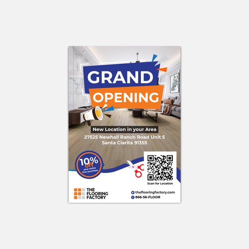 Grand Opening Flyer Ontwerp door 2thumbs