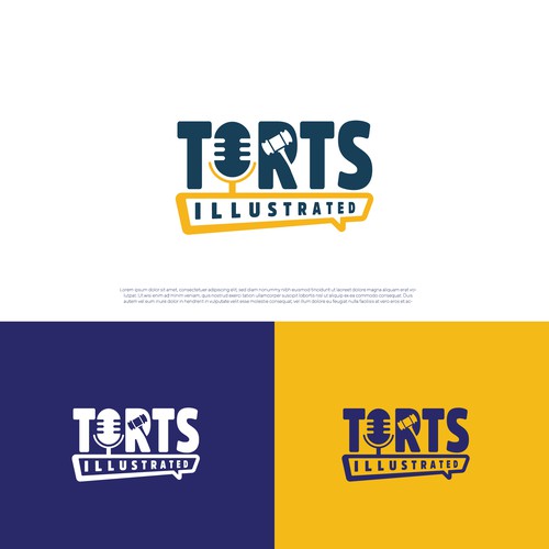 Bold, semi-modern, and striking logo and brand guideline for a podcast that combines class action la Design by Lyna✎